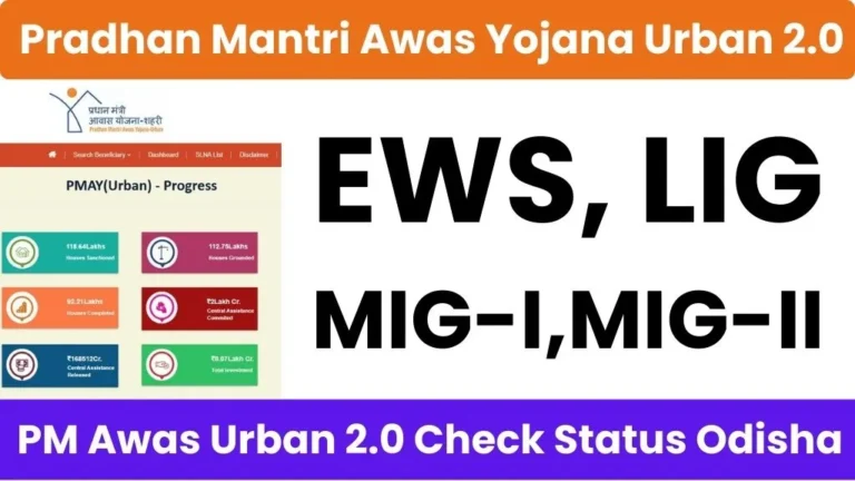 Pradhan Mantri Awas Yojana Urban 2.0 Check Status Odisha Online