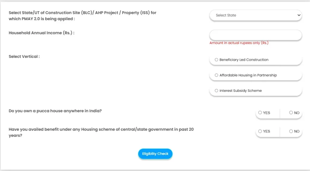 How Do I Check My PMAY Eligibility? (पीएम आवास योजना 2.0 में पात्रता कैसे जांचे)